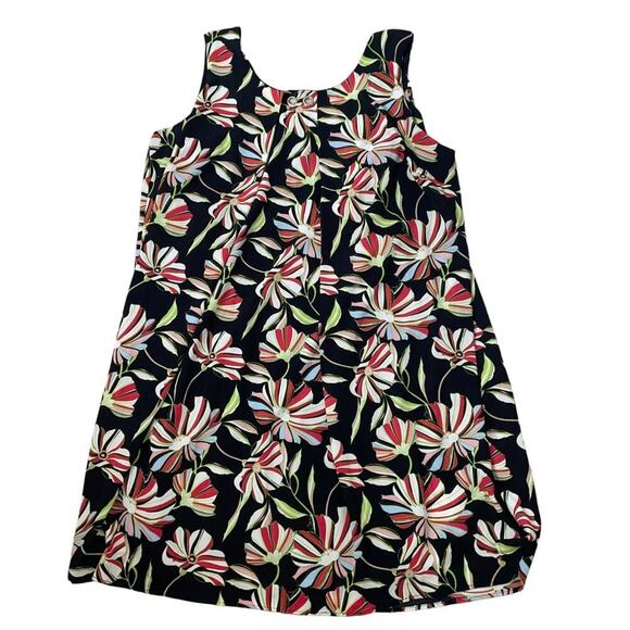 NY Collection floral print sleeveless blouse tank summer top SZ 1X - Picture 1 of 9